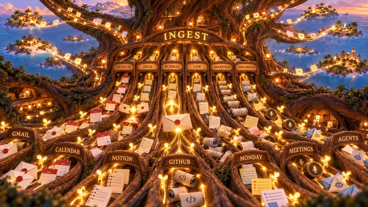 Ingest: every source flows in