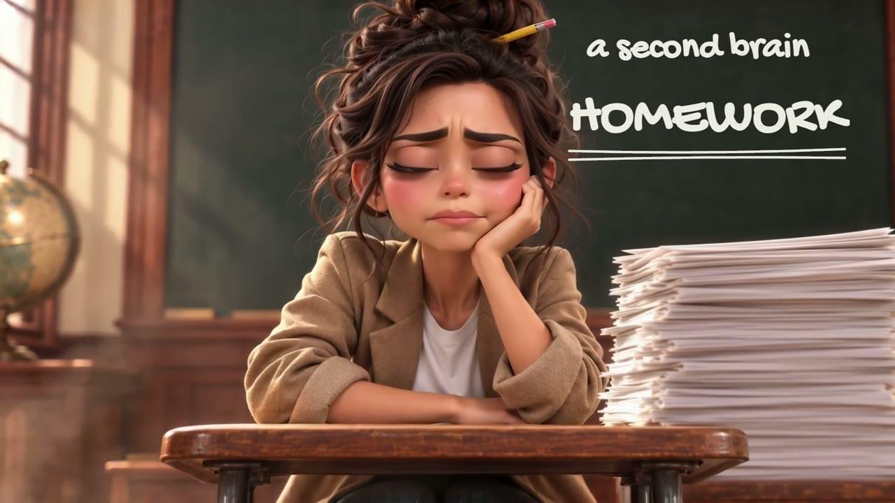 In the film: Words go where the world would hold them: chalk on the board beside her, never over her face.